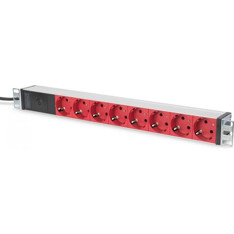 ASSMANN Electronic DN-95410-R unité de Distribution d'énergie 1U Noir 8 Sortie(s) CA ...