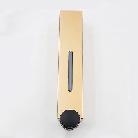 Distributeur de savon et de douche mural étanche à 3 compartiments, distributeur manuel de mousse pour la maison, l'hôtel et les bains publics. (1/5)
