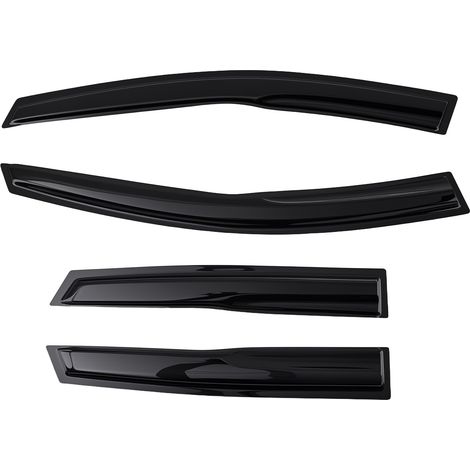 Wind Deflectors for SEAT IBIZA MK4 5-Door 2008-2017 Window Guards Black Set (1/4)
