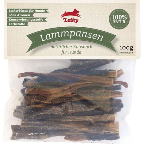 Tripes d'agneau 100 g Friandises pour chien Favorise une bonne digestion Leiky