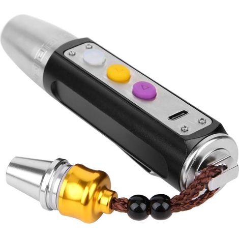 Lampes de poche tactiques, bijoux, pierres précieuses, lampes d'identification rechargeables par USB, torche d'éclairage d'urgence pour la recherche universitaire, la recherche d'antiquités