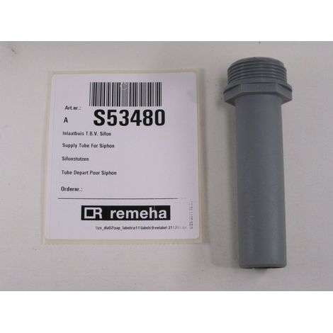 Remeha Racor de sifón W10-28 y Quinta 10-30K, S53480