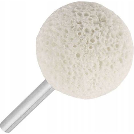 Bimsstein-Vierkant-Schleifscheibe zum Glätten von Reifen, Kugel 40 mm mit Schaft (1/4)