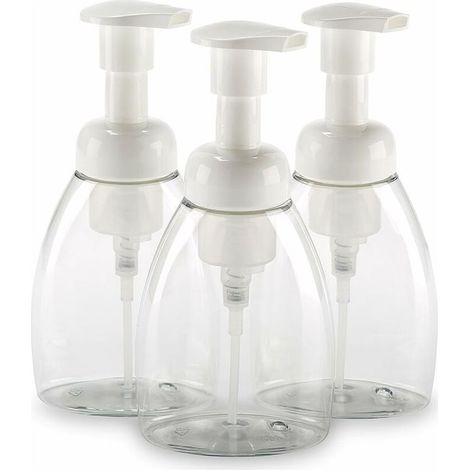 Schaumseifenspender (3-teiliges Set) Schaumseifenspender (250 ml) - Nachfüllbarer und umweltfreundlicher BPA-freier Schaumseifenspender (1/5)