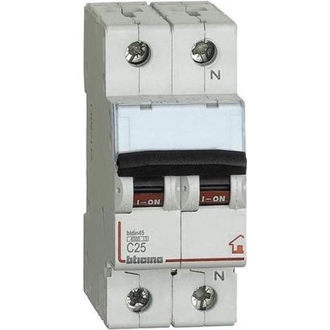 BTIFC810NC25 Interruttore magnetotermico modulare BTDIN-RS 1P+N curva C - In= 25A