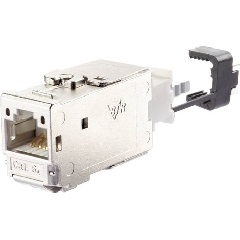 Module RJ45 encastrable E-Dat CAT 6a Metz Connect 130B11-E R07240 (1/4)