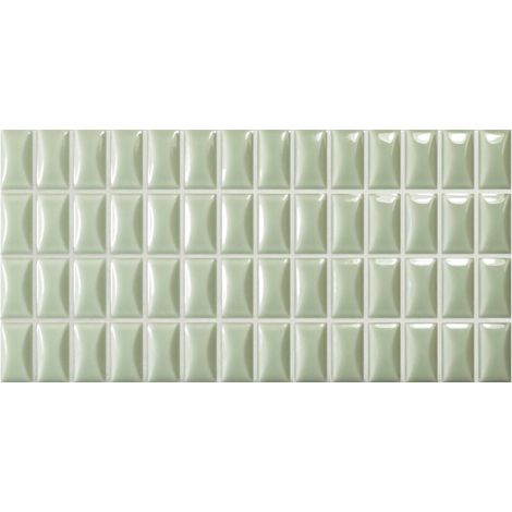 Carrelage mural faience 3D BARS Jade - Brillant Jade - Brillant - - boîte de 0.40 m2