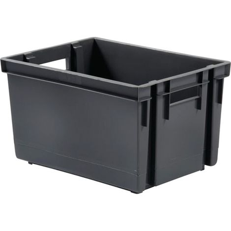 Bac De Rangement 30l Eda Gris Organisation Robuste Polyvalente - Eda