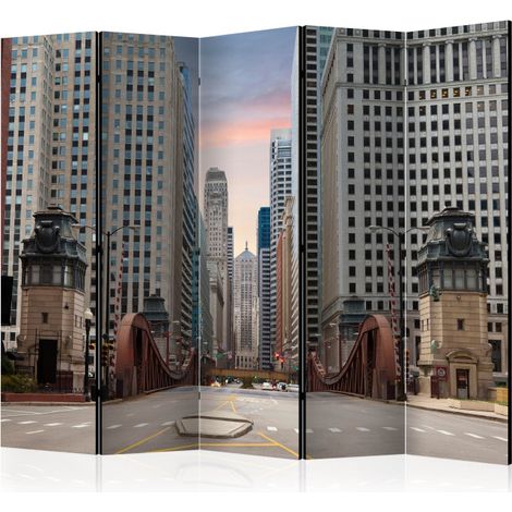 Paravent 5 Volets "Chicago Street" 172x225cm (1/2)