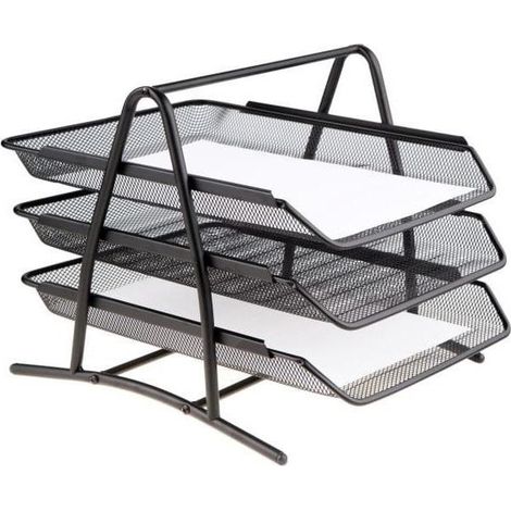 Scaffale nero per documenti