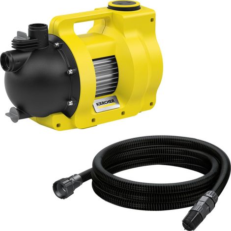 Druckerzeugende Pumpen KÄRCHER Gartenpumpe BP 6.000 Garden Set: Langlebige & leistungsstarke Pumpe inkl. Saugschlauch-Set für bequeme Gartenbewässerung aus Regentonnen oder Zisternen (1/5)