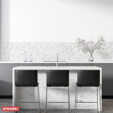 Crédence Adhésive Faïence Triangle 100 x 40 cm (1/4)