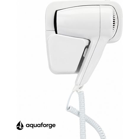 Sèche cheveux mural compact 1200 W protection thermique (1/5)