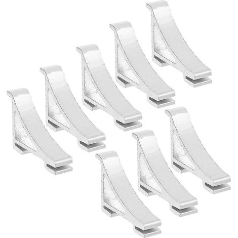 Ensemble de 8 étagères pliables avec clips réglables pour réfrigérateur et congélateur - AquaForge (1/3)