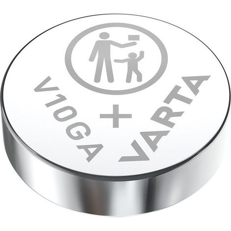 Batteria bottone Varta 1,5V V10GA Alcalina confezione da 2 pile (1/3)