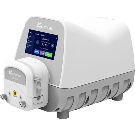 pompe péristaltique intelligente 0.5-1500 ml/min moteur pas à pas 100V-240VAC pompe doseuse réglable écran tactile APP télécommande (1/5)