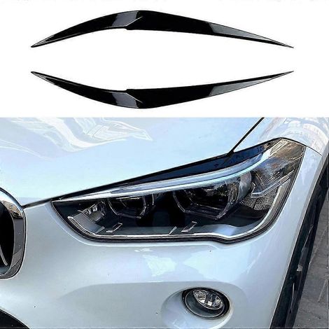 Frontscheinwerferabdeckung, Scheinwerferlampe, Augenlid- und Augenbrauenblende, ABS für BMW X1 F48 xDrive 2015-2021