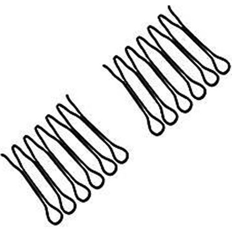 Peigne Finition Cheveux Invisible U Flexible - 2 Pinces Stretch pour Femmes et Filles (1/5)