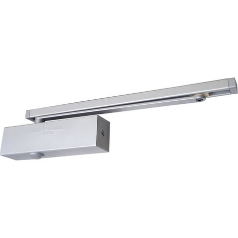 Groom – Ferme-porte avec frein à l'ouverture – Bras anti-vandalisme – Force de fermeture EN 3-4 – Pour portes jusqu'à 1100 mm – GR340710
