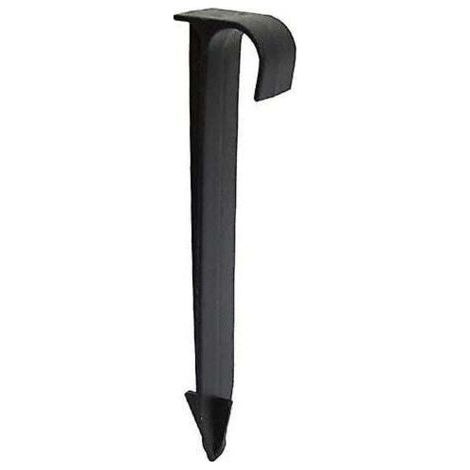 100Pcs Supports De Tuyau De Tube Dn16 Type C Enjeux Au Sol Pour Tuyauterie De Tuyau Pe Raccords D'Irrigation Par Gouttières Connecteurs D'Eau De Jardin