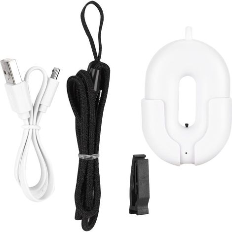 Mini Purificateur d'Air à Pendentif Portable, Ioniseur Négatif Silencieux avec Recharge USB - Blanc (1/5)