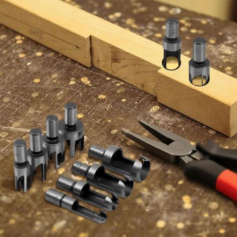 Zapfenschneider Set 8 Stück Holzdübelbohrer für Holzprojekte. (1/5)
