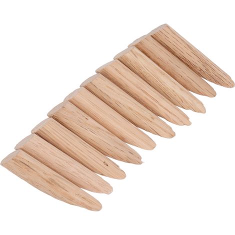 Lot de 50 chevilles en chêne 9,5 mm pour trous à poche, accessoires de gabarit de tourillon en bois pour menuiserie (1/5)