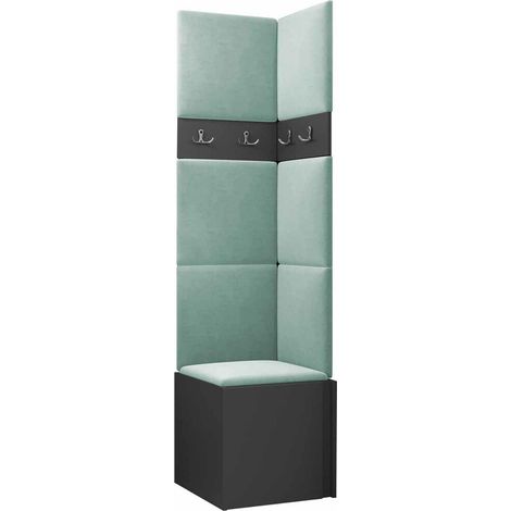 Conjunto para recibidor Pinis XXI, Manila 11, 186x42x46cm, Tapiz, Aglomerado laminado, Montada en la pared, Colocada (1/5)
