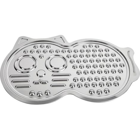 Tappetino per leccare il cane Tappetino antiscivolo a forma di gatto per alimentazione lenta, tavolette per leccare il cane - per acqua, cibo, snack, addestramento, gabbia, cuccia, casa, esterni, Vo