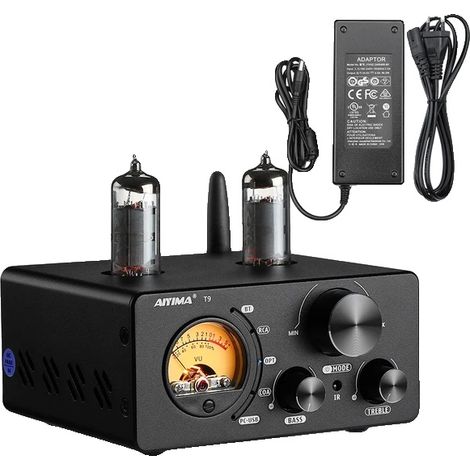Amplificateur à tube sous vide, qualité sonore HiFi, décodage coaxial fibre USB DAC, avec prise ue (1/2)