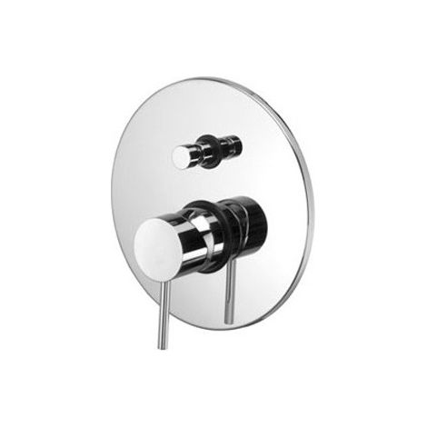 Miscelatore doccia incasso con deviatore Cromato PAFFONI LIGHT