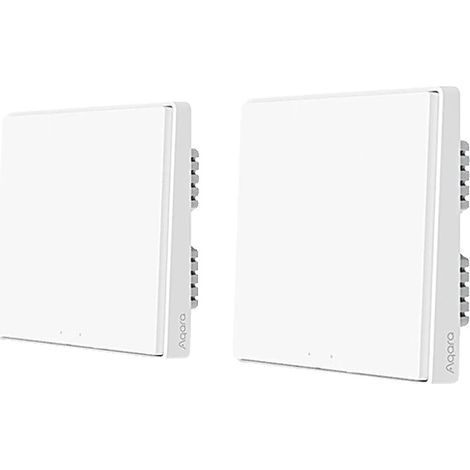 Interruttore intelligente, comunicazione Zigbee, funzionamento wireless, D1 senza neutro 1KX2 (1/2)