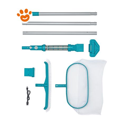 Bestway Kit di Manutenzione Aspiratore Acquasurge + Accessori per la Pulizia Art. 58831  - Bestway Kit di Manutenzione Aspiratore Acquasurge + Accessori per la Pulizia Art. 58831 - Confezione Da 1 Kit