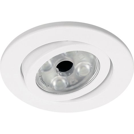 Empotrable techo tilt KOS Redondo ajustable GU10 50W Blanco (1/3)