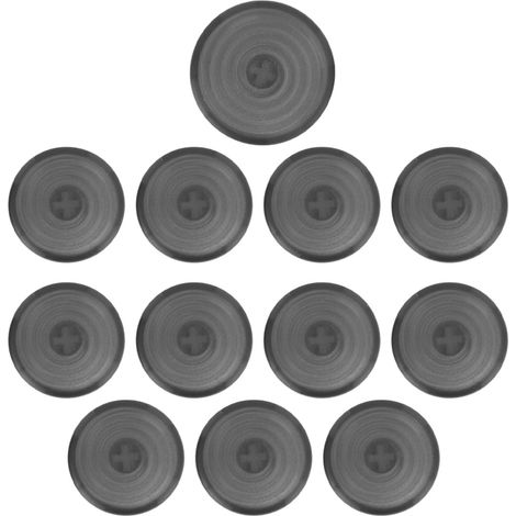 12pcs Couvercle de Bouton Arcade 20.2mm 25.3mm Protège-poussoir Mécanique pour Interrupteurs Kailh Cherry Akko Glorious Noir (1/5)