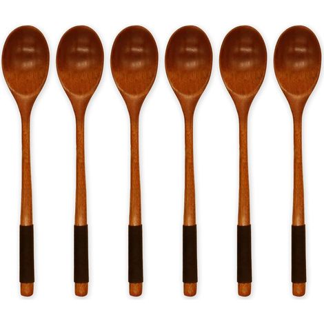 Holzlöffel, 22,5 cm, für die koreanische Küche, zum Mischen und Umrühren von Honig, Tee, Limonade, Desserts und Kokosnuss