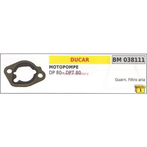 Dichtung Luftfilter DUCAR-Motopumpe DP 80 DPT 80 038111