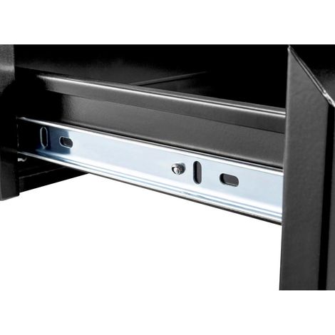 Maclean MC-875 Cajón ergonómico negro 45 cm de ancho (1/3)