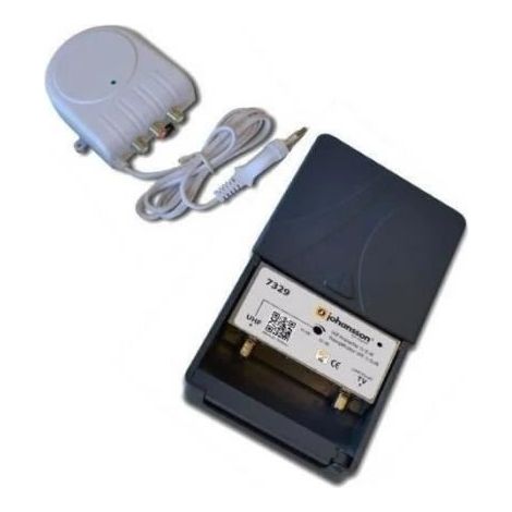 Pré-amplificateur UHF - Johansson - 15-35 dB - Fréquence 470-862 MHz - Protection surcharge