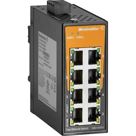 Weidmüller Netzwerk-Switch unmanaged IE-SW-EL08-8TX