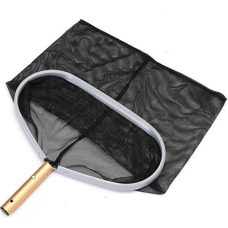 Écumoire de piscine robuste en aluminium avec râteau profond de grande capacité pour le nettoyage des piscines. (1/5)