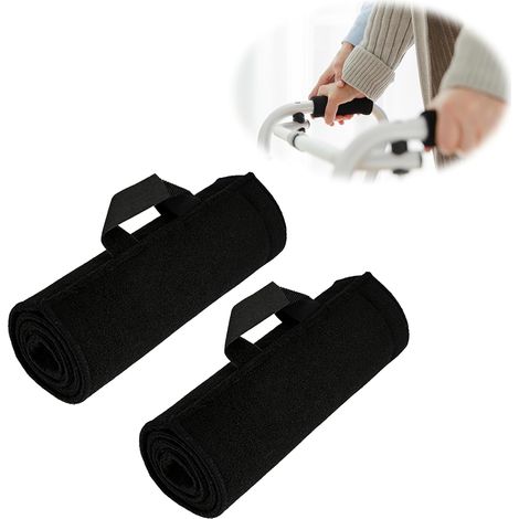 2PCS Coussinets pour Béquilles, Coussinets et Rembourrages pour Béquilles, Protège-Mains et Poignées, Coussinets de Poignée de Béquille Durables, Mousse Confortable pour Avant-Bras (1/5)