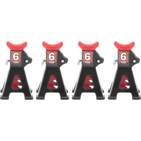 Set mit 4 verstellbaren Mini-Wagenhebern aus Aluminiumlegierung für 1/24 RC-Cars (SCX24), schwarz (1/5)