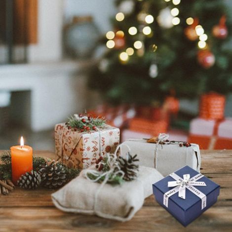 Weihnachtsgirlande aus reinem Zinn, hängender Baumschmuck, Set mit 1 dekorativem Anhänger. (1/5)
