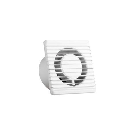 Ventilatore universale con valvola di non ritorno, Ø 100mm/10cm, per bagno e cucina, basso consumo energetico 8W, funzionamento silenzioso 26dB e alta efficienza 93 m³/h. Sistema energetico (1/4)