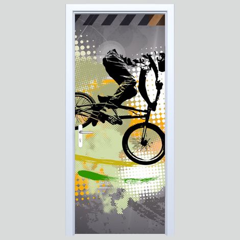 Adhesivo de tela para puerta de bicicleta BMX freestyle 426PD