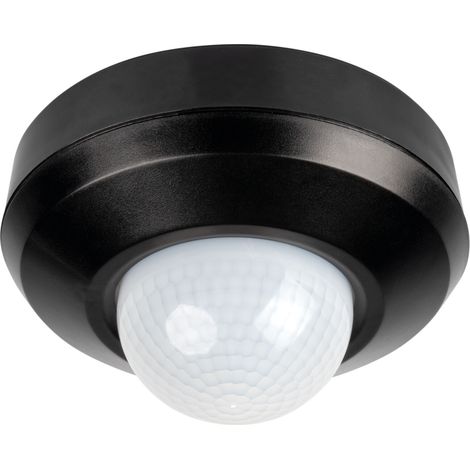 Sensore di movimento PIR SENTO-O 360 360° – IP44 – Nero – Incassabile (1/5)