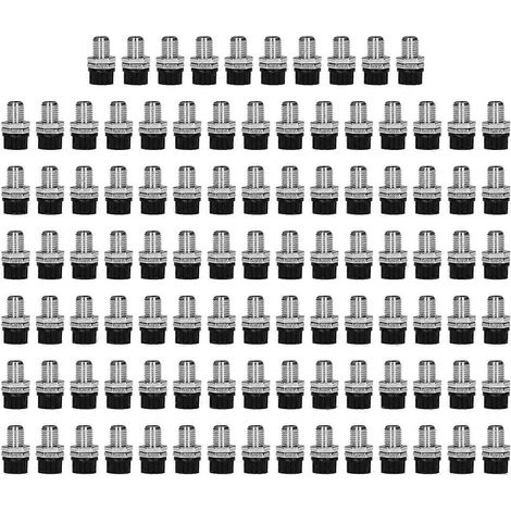 100 Stück 4-mm-Bananenstecker-Buchsen-Anschlussklemmen für industrielle elektronische Geräte (1/4)