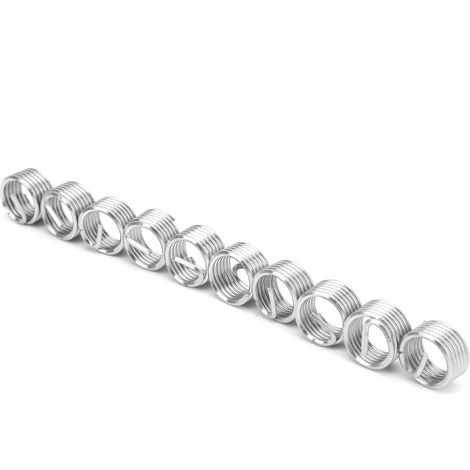 Lot de 10 inserts filetés mâles et femelles réducteurs pour écrous, outil de réparation, fixation en acier inoxydable M16x21D (1/5)