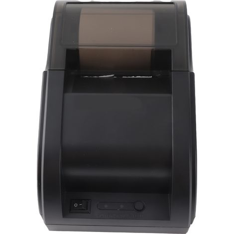 Imprimante thermique de reçus 58 mm sans fil, imprimante de codes-barres USB + Bluetooth, 1 rouleau de papier inclus, commande ESC, connexion tiroir-caisse, compatible Windows Android iOS (1/5)